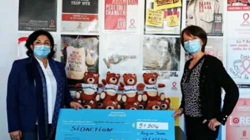 Près de 13 000 peluches solidaires vendues pour Sidaction !